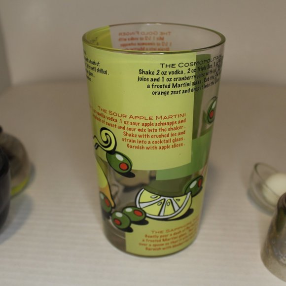 VTG 1950s glass and silver martini cocktail mixer retro - Picture 4 of 9